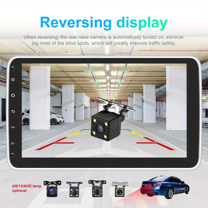 Multifunctionele Android Single Din Autoradio – Auto Stereo – Car Radio – Multimedia Speler – GPS Navigatie – Met DVR Camera en Draaibaar 10,1 Inch HD Touchscreen