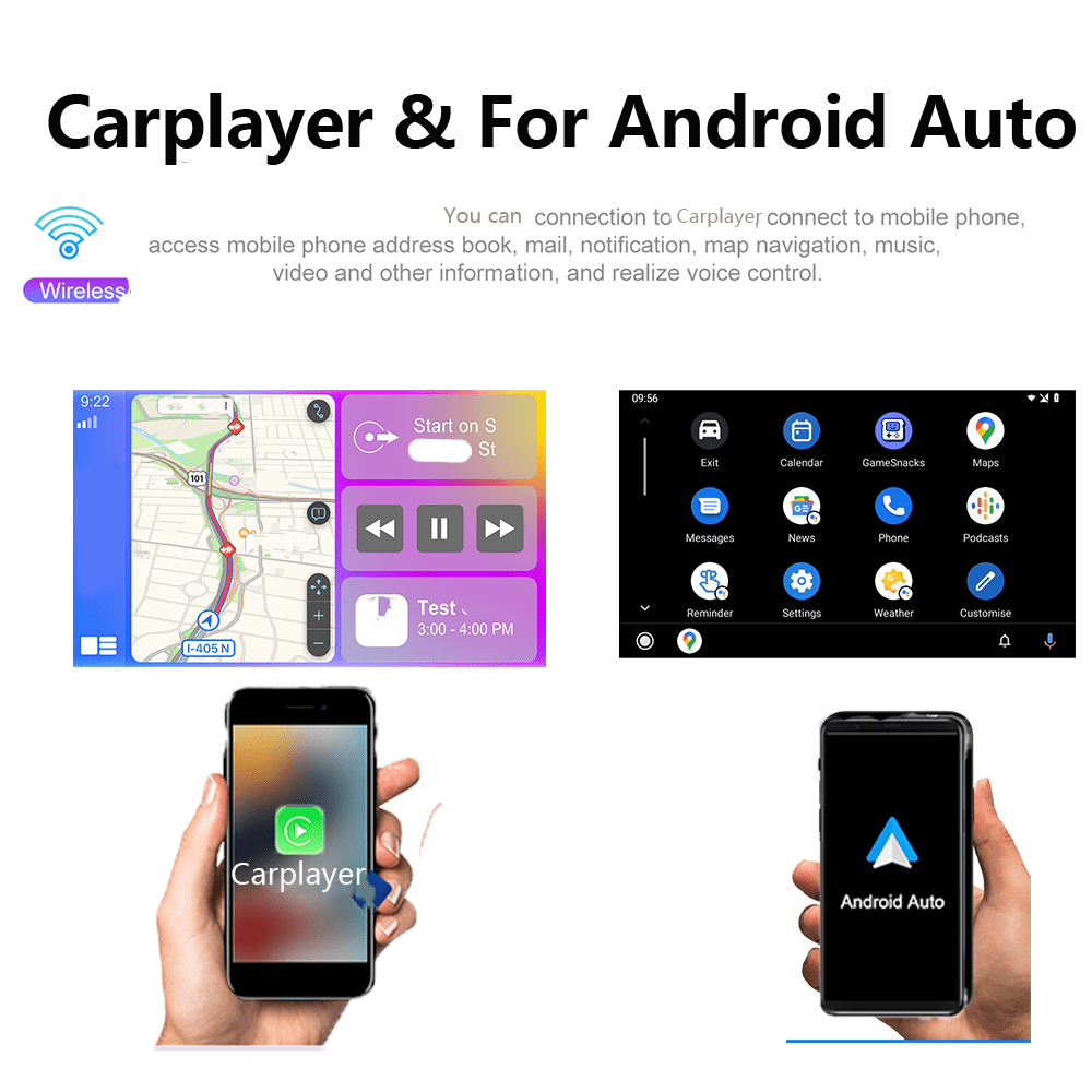 Multifunctionele Android Single Din Autoradio – Auto Stereo – Car Radio – Multimedia Speler – GPS Navigatie – Met DVR Camera en Draaibaar 10,1 Inch HD Touchscreen
