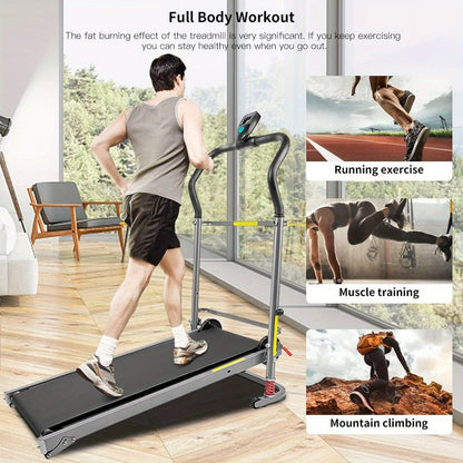 Loopband – Inklapbare Loopband – Compacte Loopband – Loopband Voor Thuis – Loopband Voor Kantoor – Draagvermogen Tot 110 Kg – Verstelbare Helling