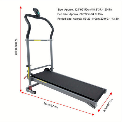 Loopband – Inklapbare Loopband – Compacte Loopband – Loopband Voor Thuis – Loopband Voor Kantoor – Draagvermogen Tot 110 Kg – Verstelbare Helling