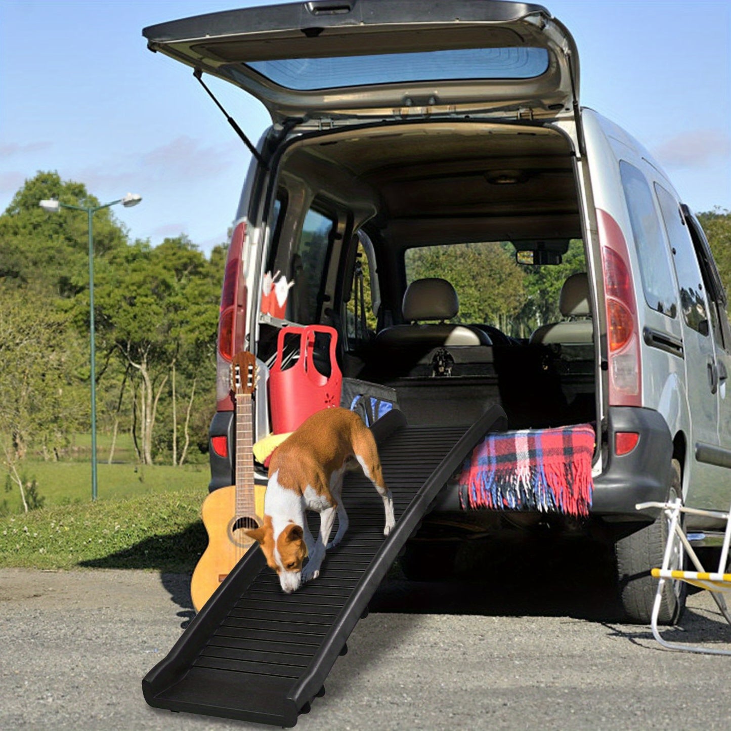 Opvouwbare Hondenramps – Honden Trap – Huisdier Loopplank – Auto Hondenplank – SUV Huisdierhelling – Antislip Oppervlak – Lichtgewicht En Ruimtebesparend