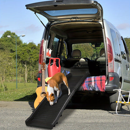 Opvouwbare Hondenramps – Honden Trap – Huisdier Loopplank – Auto Hondenplank – SUV Huisdierhelling – Antislip Oppervlak – Lichtgewicht En Ruimtebesparend