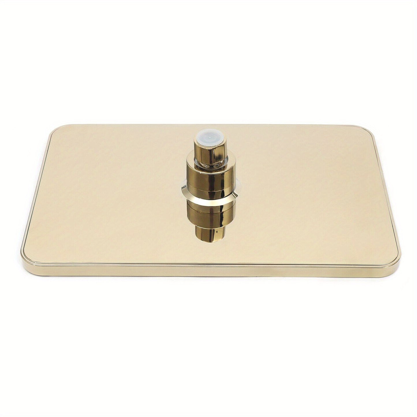 Regendouchesysteem – Douche Set – Handdouche – Douchekop – Badkamerkraan – Gouden Afwerking – Messing Materiaal – 22,9x22,9 cm Regendouche