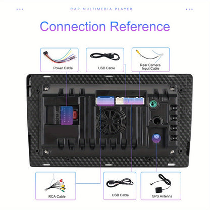 Autoruistation – Car Stereo – Multimedia Systeem – Android Radio – Navigatie Unit – 10,1 Inch HD IPS Touchscreen – Android 13 – WiFi GPS – Mirror Link – FM Radio – DSP – Achteruitrijcamera ondersteuning