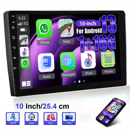 Autoruistation – Car Stereo – Multimedia Systeem – Android Radio – Navigatie Unit – 10,1 Inch HD IPS Touchscreen – Android 13 – WiFi GPS – Mirror Link – FM Radio – DSP – Achteruitrijcamera ondersteuning