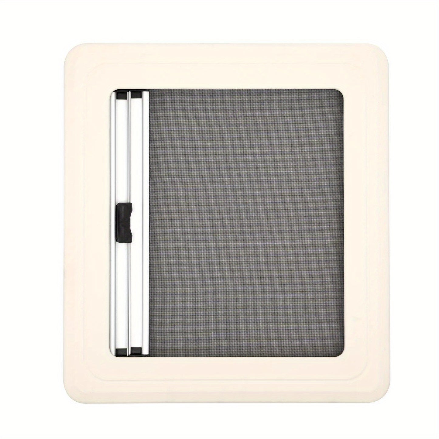 Caravanraam – Camperraam – Camperraam Schuifraam – RV Raam – Motorhome Raam – Aluminium Frame – Dubbelwandig Isolatieglas – 450x500mm – Snel Klemsysteem – Ingebouwde Zonwering & Hor – 70° Draaikiep Openbaar