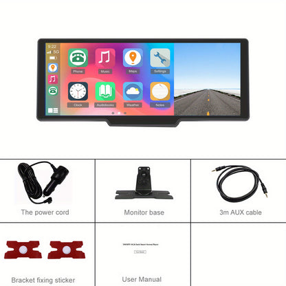 Auto Radio – Autoradio – Multimedia Speler – DAB Radio – Navigatiesysteem – 10,26 Inch HD Touchscreen – Draadloze Android Auto & CarPlay – Ingebouwde Achteruitrijcamera met Nachtzicht