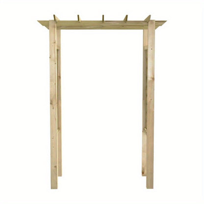 Rozenboog – Tuinboog – Klimbogen – Bloemboog – Archedoorgang – Hout Geïmpregneerd – Duurzaam Weerbestendig – 150x60x204 cm Stevig
