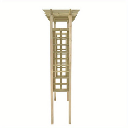 Rozenboog – Tuinboog – Klimbogen – Bloemboog – Archedoorgang – Hout Geïmpregneerd – Duurzaam Weerbestendig – 150x60x204 cm Stevig