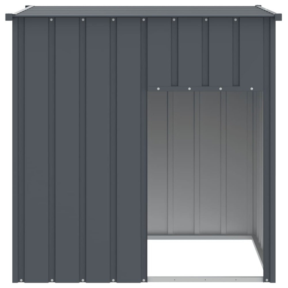 Hondenkennel – Hondenhok – Buitenkennel – Hondenverblijf – Kennel – Gegalvaniseerd Stalen Dak – Weerbestendig – Stevige Metalen Constructie
