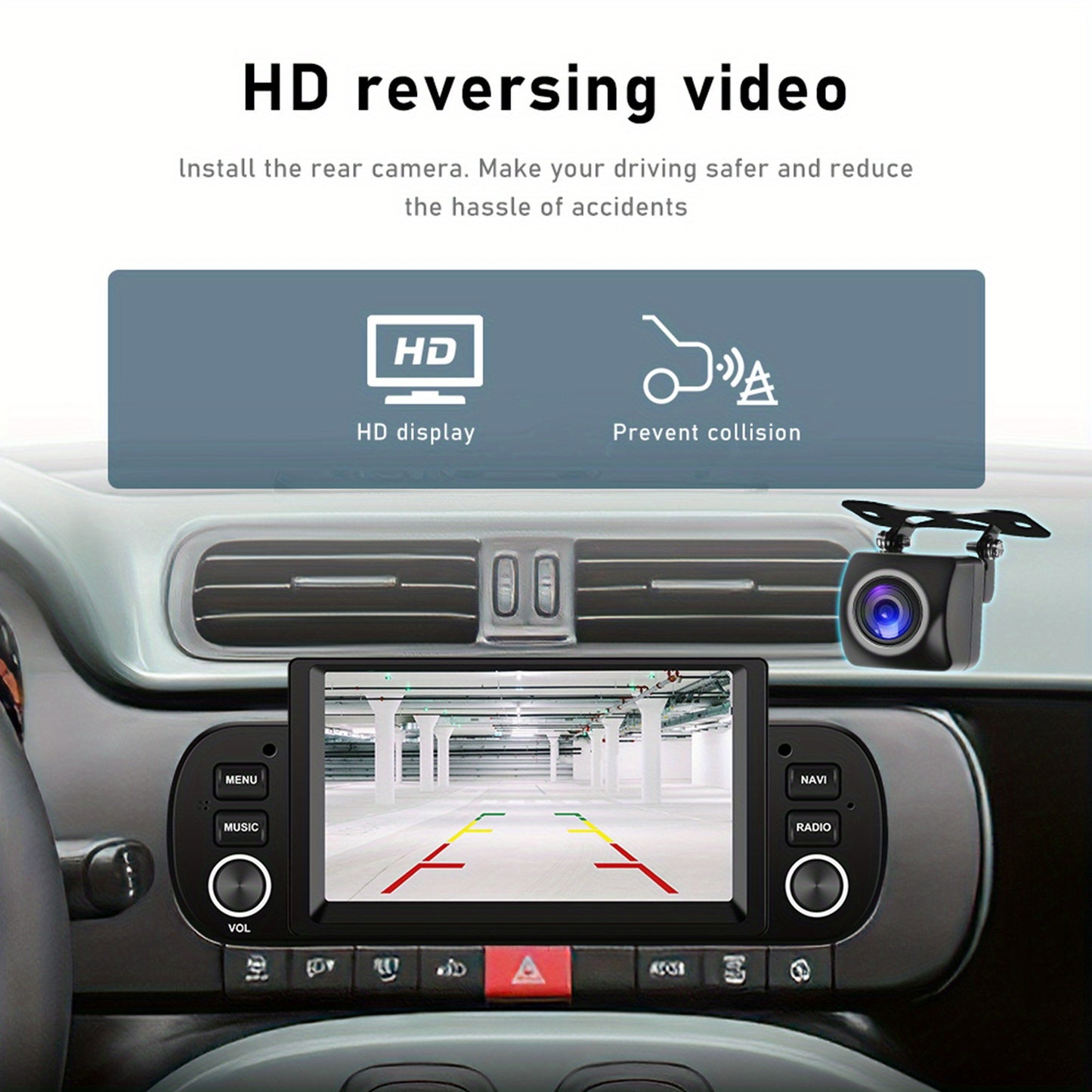 Android 13 Autoradio – Double Din Radio – Multimedia Speler – Touchscreen Navigatie – AHD Camera Variant – 10,1 Inch IPS Scherm – Draadloze Carplay & GPS