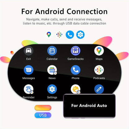 Android 13 Autoradio – Navigatiesysteem – Multimedia Speler – Touchscreen Radio – Car Stereo – 10,1 Inch IPS Display – 4GB RAM 64GB Opslag – Zonder Camera en Microfoon