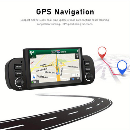 NHOPEEW 2GB+64GB For Android 13.0 Car Radio Car Stereo, 15.75 cm Touch Screen Car Radio Multimedia Player For FIAT For PANDA 2013-2020 With Wireless Carplayer& Wireless Auto Mirror Link WiFi GPS FM Radio With AHD Camera& MIC(