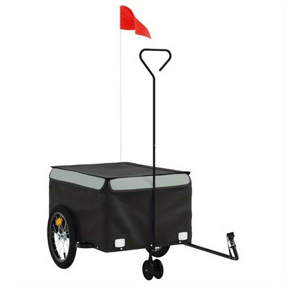 Fietskar – Fietsaanhanger – Bagagekar – Lastenkar – Trekker – Robuust Metalen Frame – Max 45 kg Draagkracht