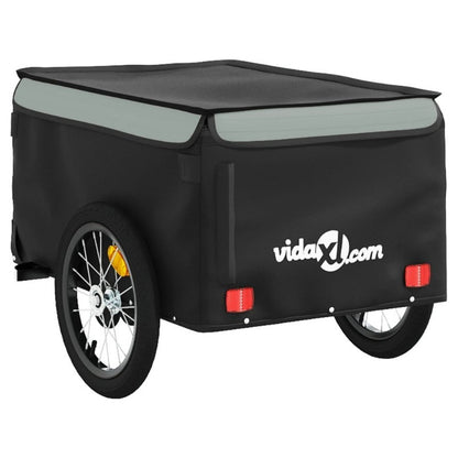 Fietskar – Fietsaanhanger – Bagagekar – Lastenkar – Trekker – Robuust Metalen Frame – Max 45 kg Draagkracht