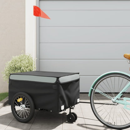 Fietskar – Fietsaanhanger – Bagagekar – Lastenkar – Trekker – Robuust Metalen Frame – Max 45 kg Draagkracht