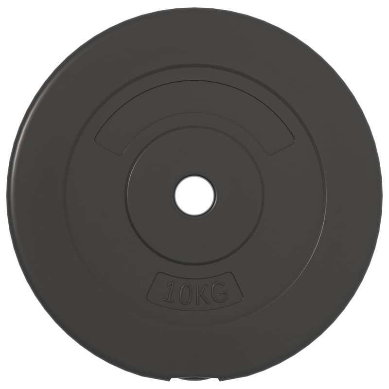 Gewichtsschijven – Halterschijven – Gewichten – Gewicht Platen – Cement – 4-delig 30 kg – Duurzaam & Compact