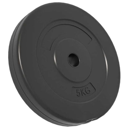 Gewichtsschijven – Halterschijven – Gewichten – Gewicht Platen – Cement – 4-delig 30 kg – Duurzaam & Compact