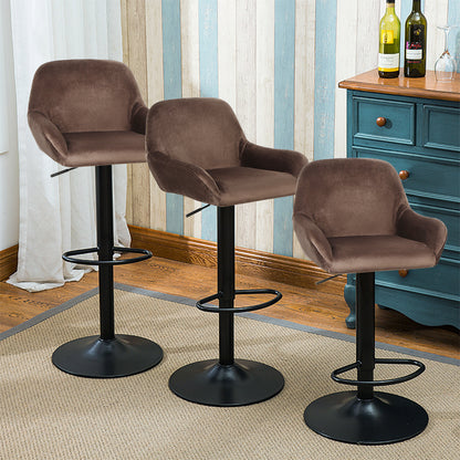 Moderne Minimalistische Stoelen – Eetkamerstoelen – Armleuningen Stoelen – Relaxstoelen – Stoelen Met Rugleuning – Sets Van 2 – Carbonstaal Frame – Zachte Velvet Bekleding Grijs