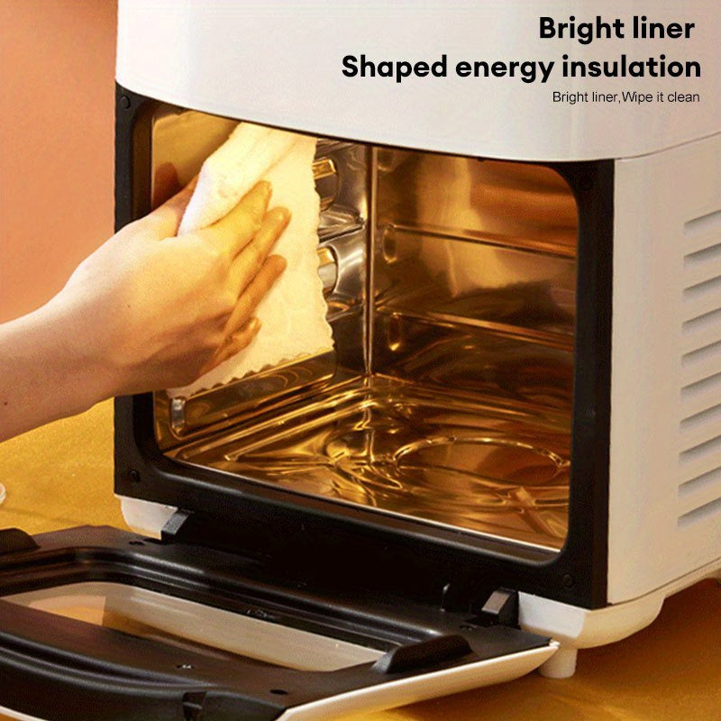 Heteluchtfriteuse – Airfryer – Friteuse – Oven – Heteluchtoven – 15 Liter – 6 Kookstanden – RVS 304