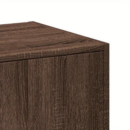 Badkamerkast – Badkamermeubel – Kolomkast – Wastafelonderkast – Medicijnkast – Vrijstaand – Gemaakt van Gerecycled Hout – Compact 30x41x144,5 cm