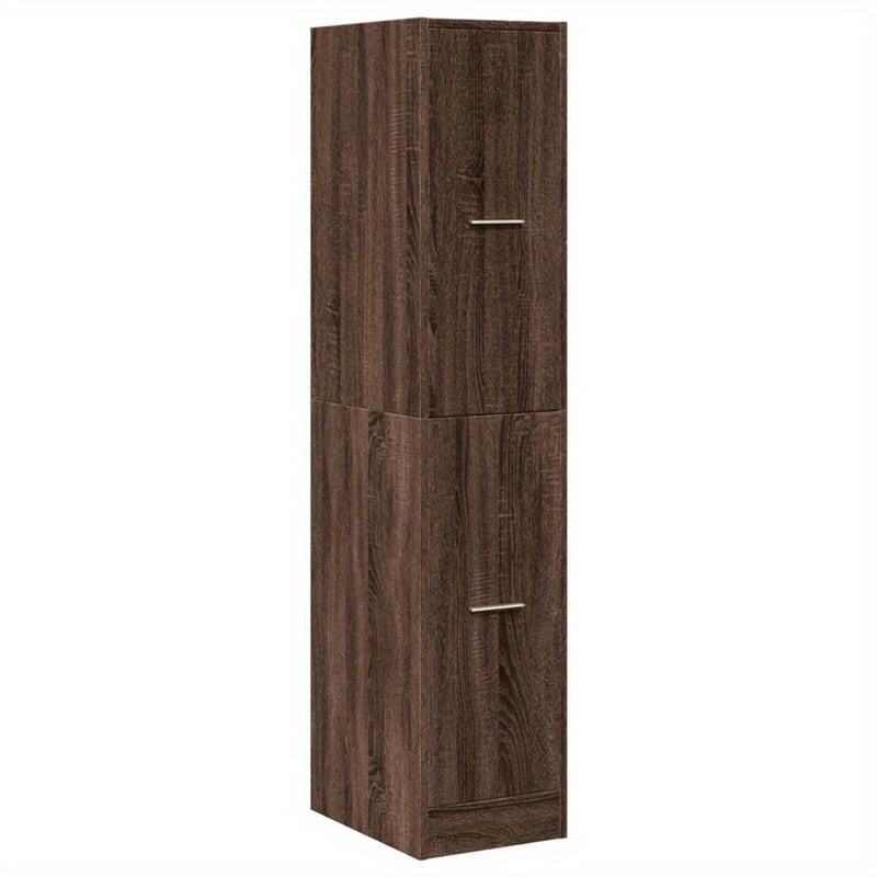Apothekerskast – Medicijnkastje – Opbergkast – Badkamerkast – Vakkenkast – Eikenlook Hout – Compact 30x41x144,5 cm