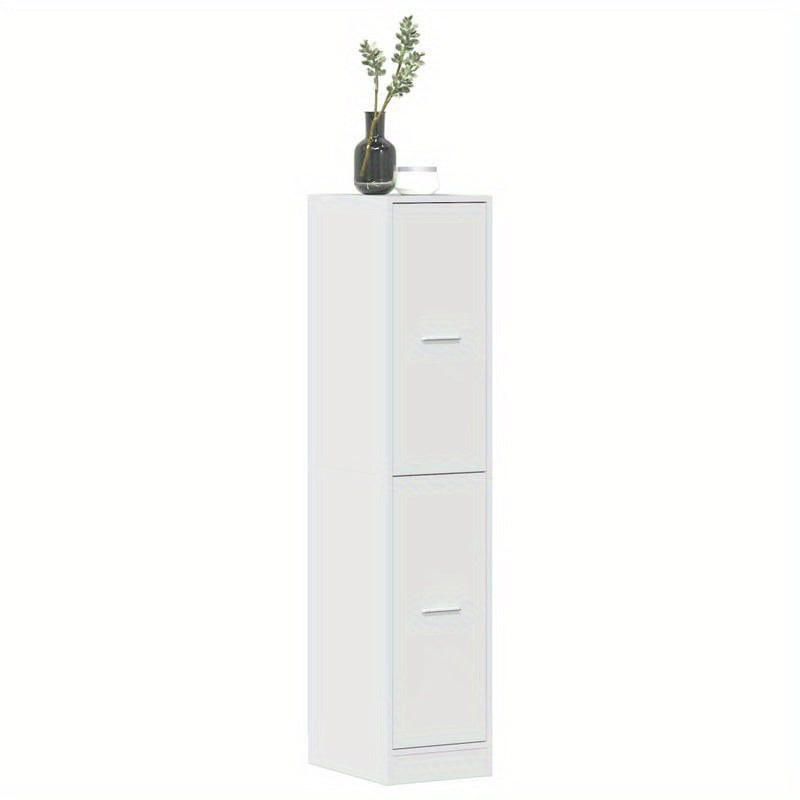 Apothekerskast – Opbergkast – Badkamerkast – Hoekkast – Kast Hoogglans Wit – Massief Hout – Compact 30x41x144,5 cm