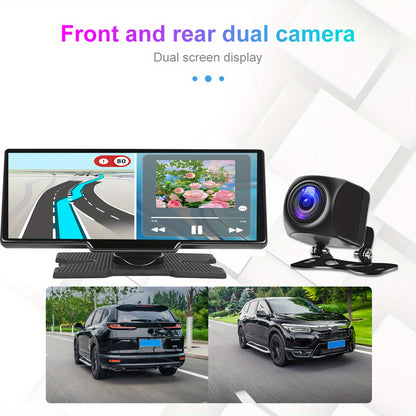 Autoradio – Autoradio Stereo – Multimedia Speler – Touchscreen Radio – Auto Entertainment – 9,3 Inch Scherm – Draadloos CarPlay & Android Auto – Inclusief 64GB TF-kaart en Achteruitrijcamera Ondersteuning