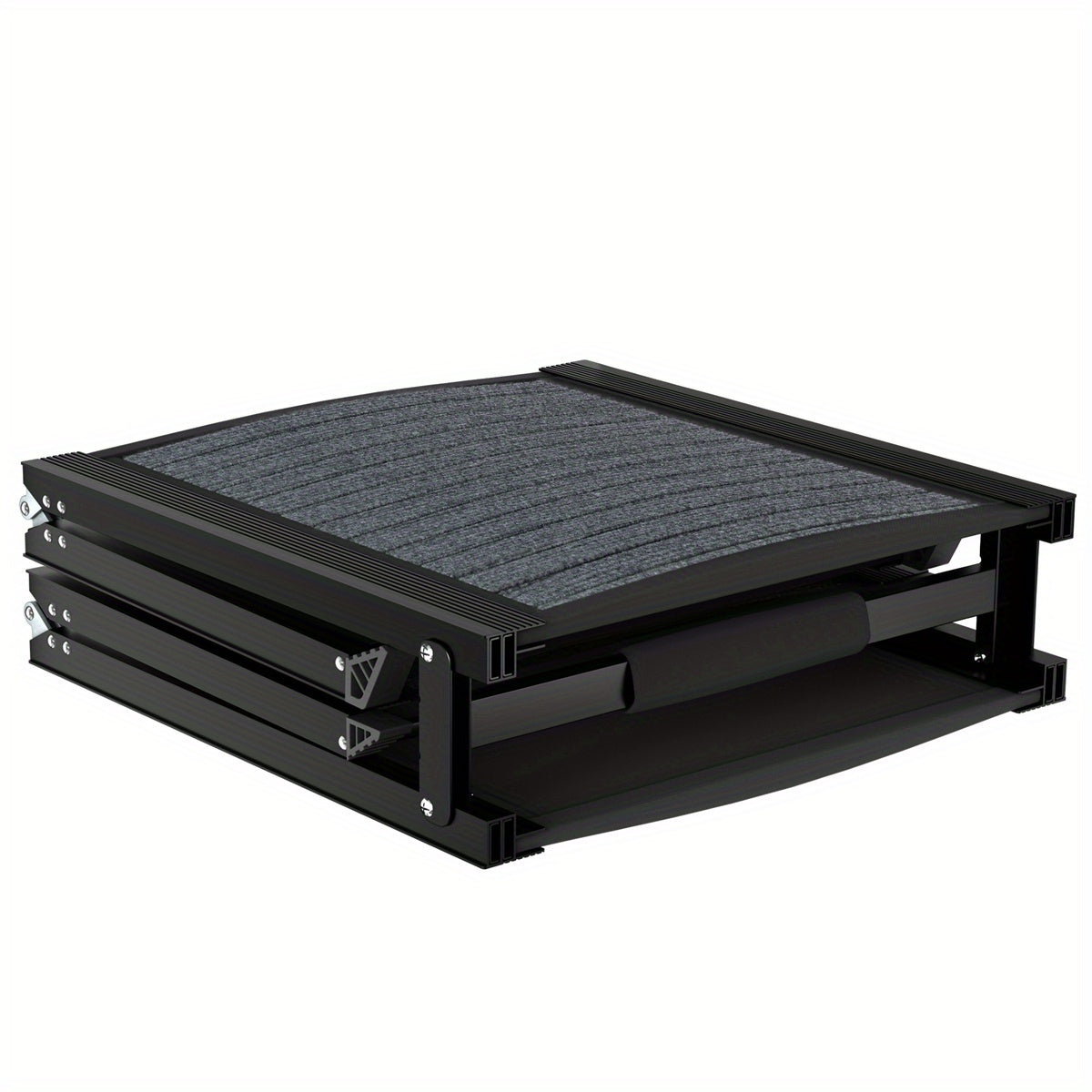 Hondenloopplank – Hondentrap – Loopplank – Hondentrapje – Opstapje – Zwart – Inklapbaar – Antislip – 157 cm – Metaal