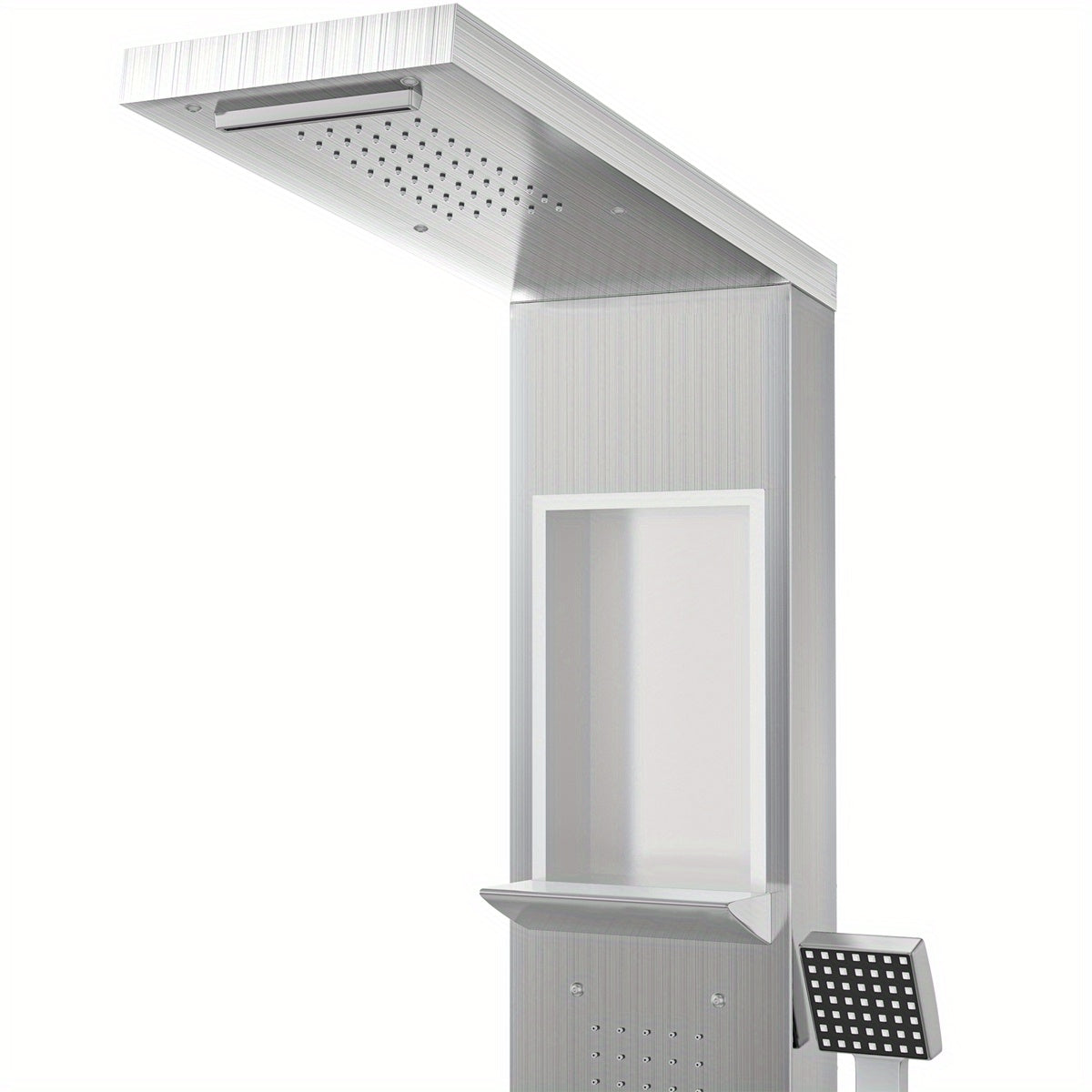 Shower column Shower panel Shower Shower system Stainless steel rain shower with 5 shower modes