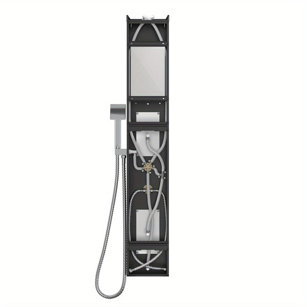 Shower column Shower panel Shower Shower system Stainless steel rain shower with 5 shower modes
