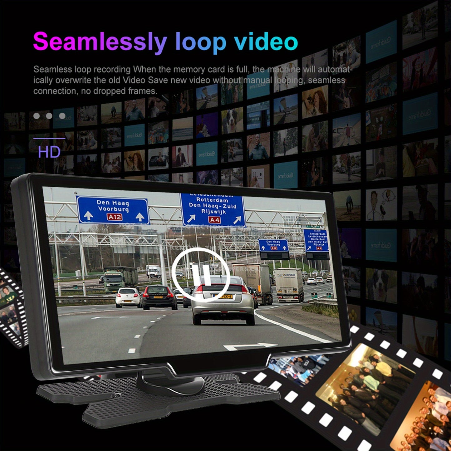 Carplayer – Autoradio – Multimedia Speler – Navigatiesysteem – Smart Display – 9,3 Inch LED Scherm – Ondersteuning Achter- en Voorcamera – Android Auto Met Spraakbesturing