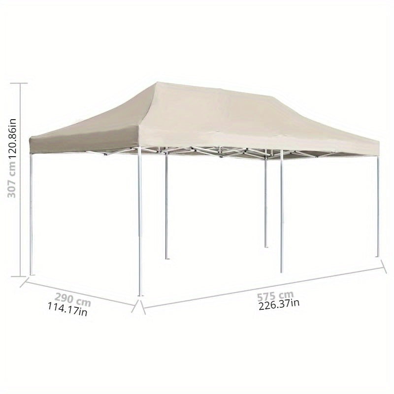 Professionele Partytent – Vouwtent – Vouwpaviljoen – Feesttent – Evenemententent – 6x3 Meter – Lichtgewicht Aluminium Frame – Crème Kleur