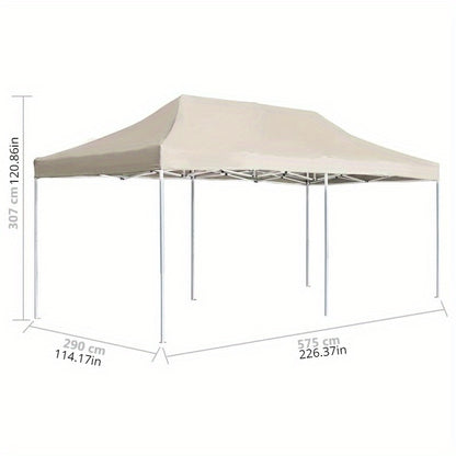 Professionele Partytent – Vouwtent – Vouwpaviljoen – Feesttent – Evenemententent – 6x3 Meter – Lichtgewicht Aluminium Frame – Crème Kleur