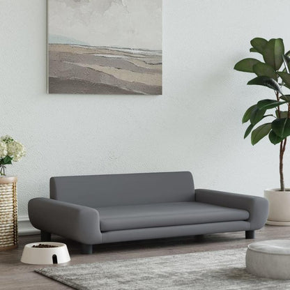 Hondenmand – Huisdierbed – Hondenkussen – Dierenmand – Donkergrijs – 100x54x33 cm – Hoogwaardig Fluweel – Comfortabele Ligplek