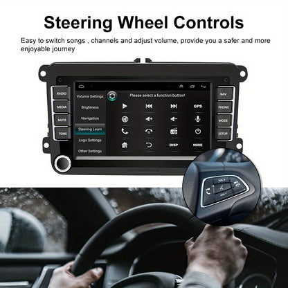 Car radio – Autoradio – Inbouwradio – Multimedia speler – 2 DIN radio – 7 Inch Touchscreen – Draadloze CarPlay & AHD Achteruitrijcamera