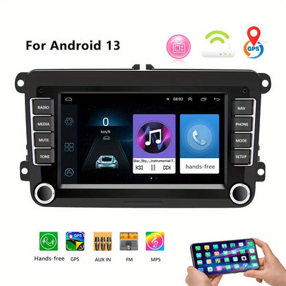 Autoradio – Auto Stereo – Car Radio – Multimedia Speler – Double Din – 7 Inch TFT Touchscreen – Android 13.0 – GPS Navigatie