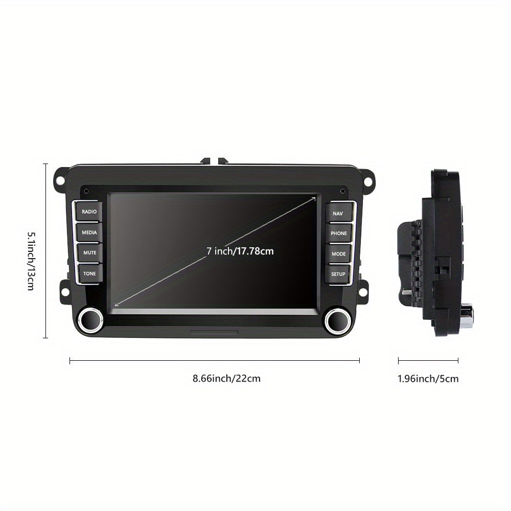 Autoradio – Auto Stereo – Car Radio – Multimedia Speler – Double Din – 7 Inch TFT Touchscreen – Android 13.0 – GPS Navigatie