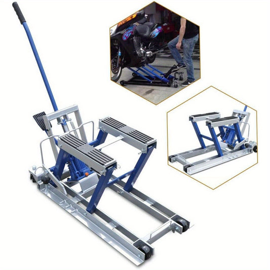Hydraulische Motorlift – Motorbok – Motorhefbrug – Motorstandaard – Motorbrug – Robuuste Metalen Constructie – Maximale Draagkracht 680 kg
