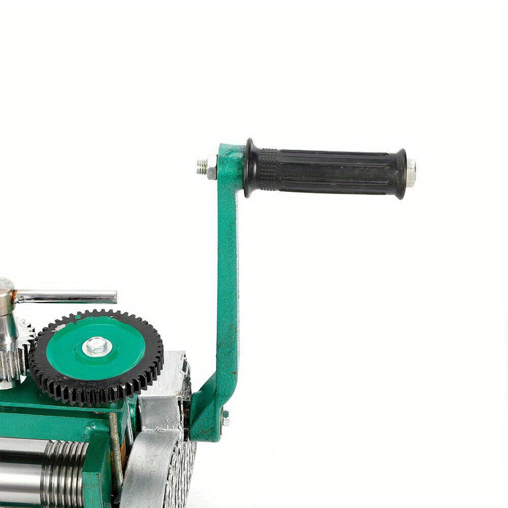 Juwelen Walsmachine – Sieraden Walsmachine – Handmatige Walsmachine – Metaalbewerking Gereedschap – DIY Sieraden Maken – Verstelbare Dikte – Duurzaam Gietijzer & Precisie Rollers