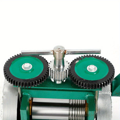 Juwelen Walsmachine – Sieraden Walsmachine – Handmatige Walsmachine – Metaalbewerking Gereedschap – DIY Sieraden Maken – Verstelbare Dikte – Duurzaam Gietijzer & Precisie Rollers