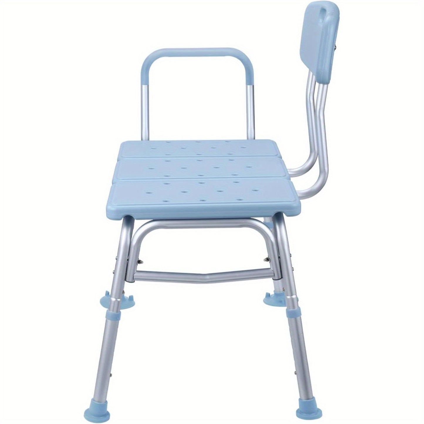 Badstoel – Badkuipstoel – Douchezitje – Badkruk – Badzitje – Verstelbare Hoogte 47-58,5 cm – Max. Draagvermogen 150 kg