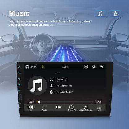 Autoradio – Car Stereo – Auto Radio – Touchscreen Radio – Single DIN – 9 Inch Touchscreen – Apple CarPlay & Android Auto Compatible