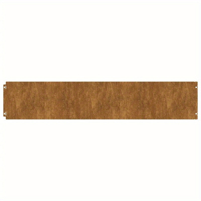 Grasrand – Tuinafscheiding – Borderstrip – Randafwerking – Braun – 10 stuks 20x103 cm – Flexibel Cortenstaal duurzaam