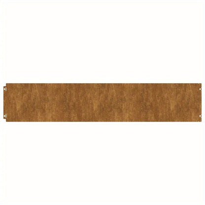 Grasrand – Tuinafscheiding – Borderstrip – Randafwerking – Braun – 10 stuks 20x103 cm – Flexibel Cortenstaal duurzaam