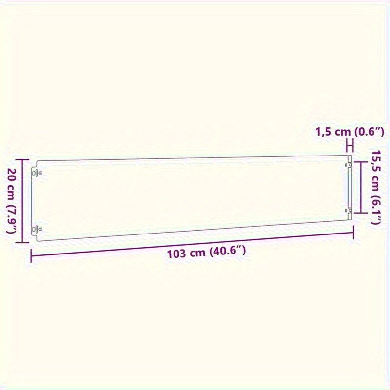 Grasrand – Tuinafscheiding – Borderstrip – Randafwerking – Braun – 10 stuks 20x103 cm – Flexibel Cortenstaal duurzaam