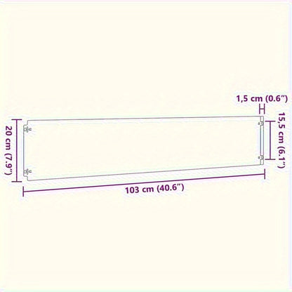 Grasrand – Tuinafscheiding – Borderstrip – Randafwerking – Braun – 10 stuks 20x103 cm – Flexibel Cortenstaal duurzaam