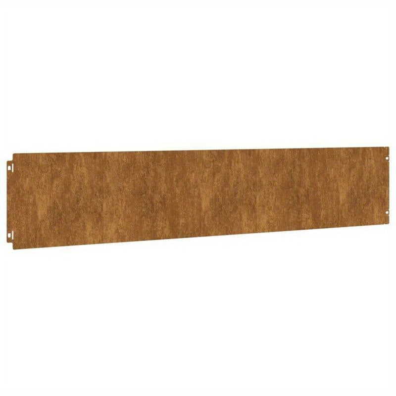 Grasrand – Tuinafscheiding – Borderstrip – Randafwerking – Braun – 10 stuks 20x103 cm – Flexibel Cortenstaal duurzaam