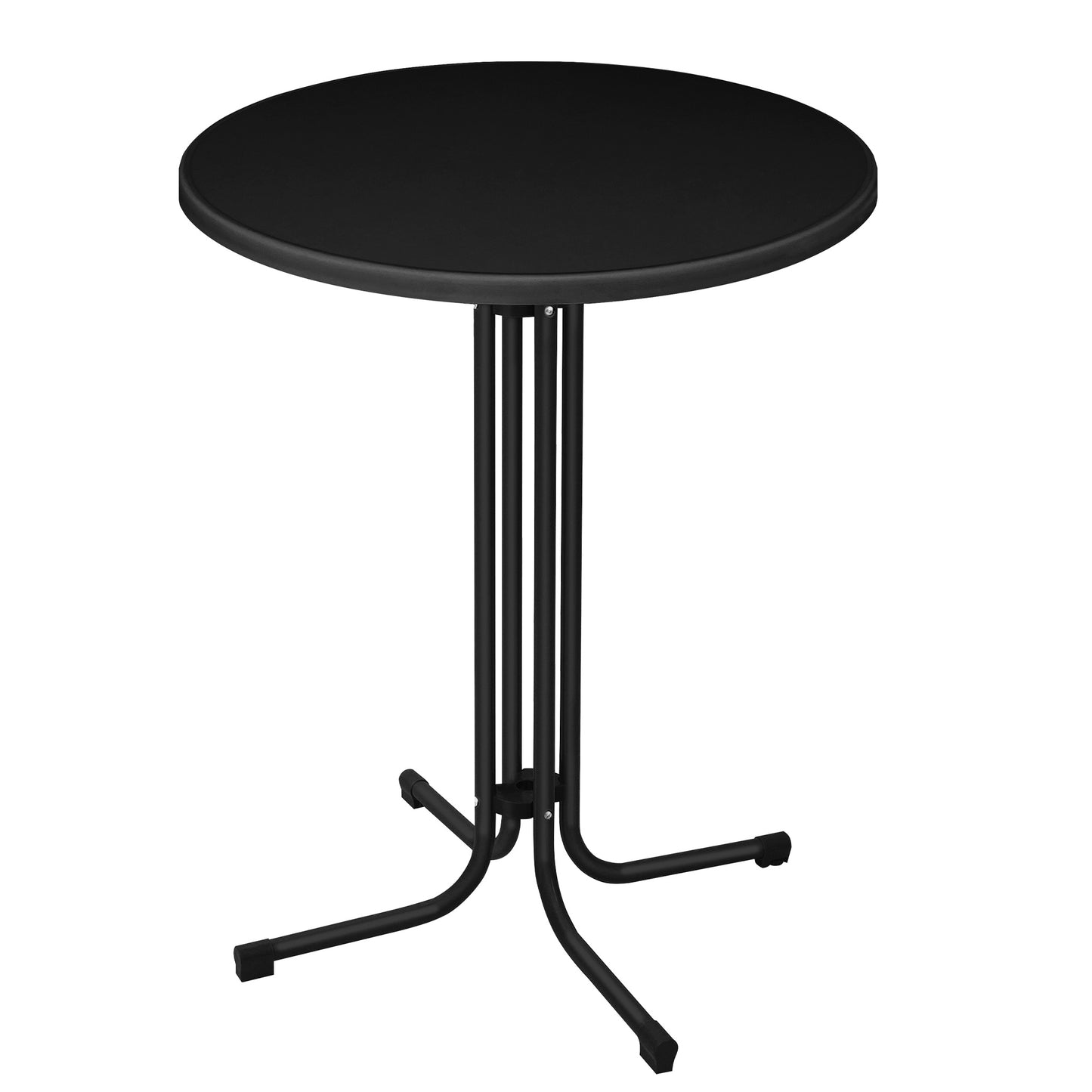 Bistrotafel – Bartafel – Tuintafel – Eettafel – Ronde Tafel – Opvouwbaar – Weerbestendig – Metalen Frame – Ø80 cm – 110 cm Hoog