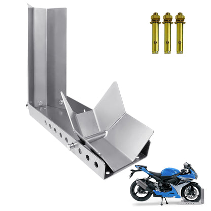Motorstandaard – Motorhouder – Wielklem – Transportstandaard – Bandendrager – Gepoedercoat Staal – Verstelbare Vergrendeling – 2 Stuks